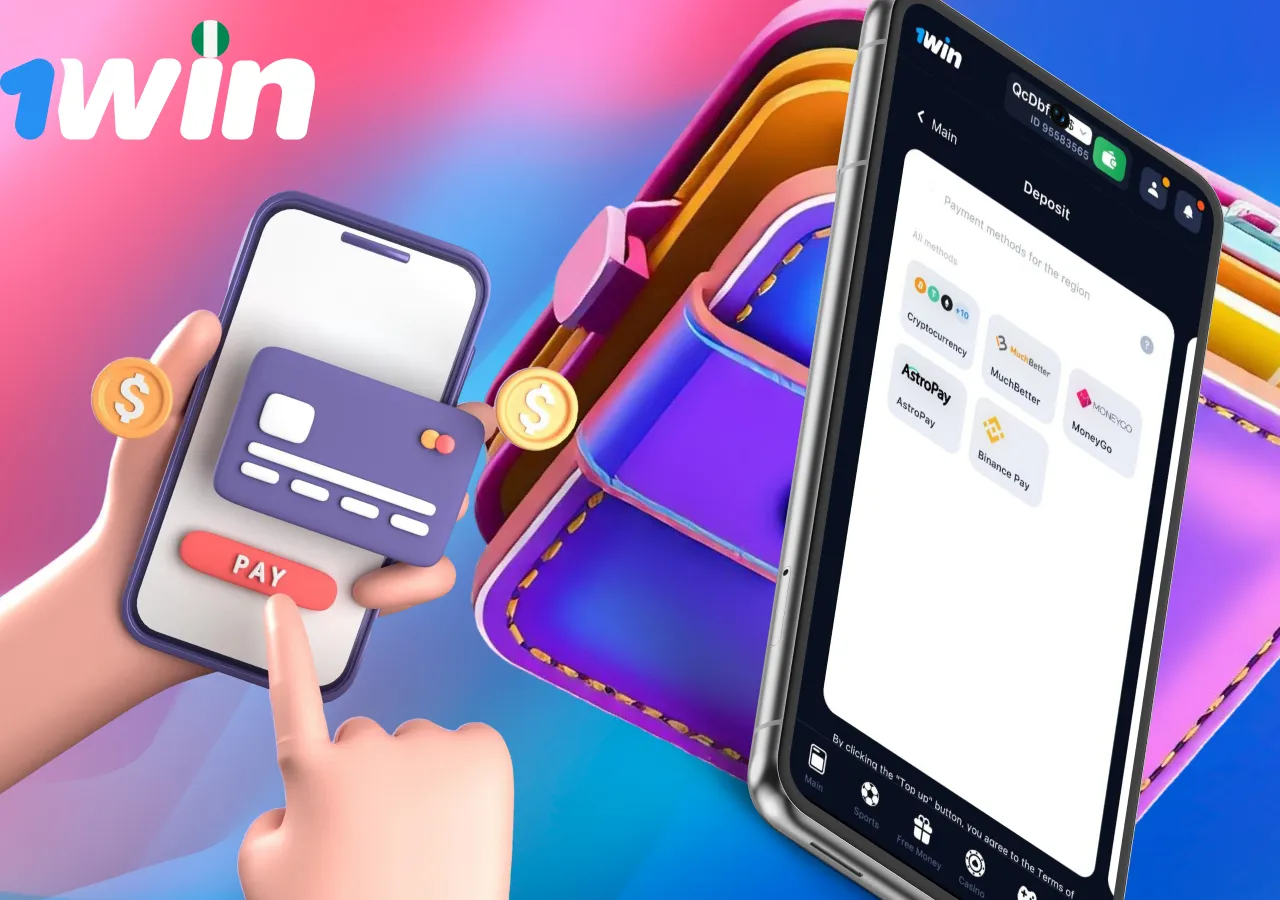 Available payment methods at 1Win Casino for players