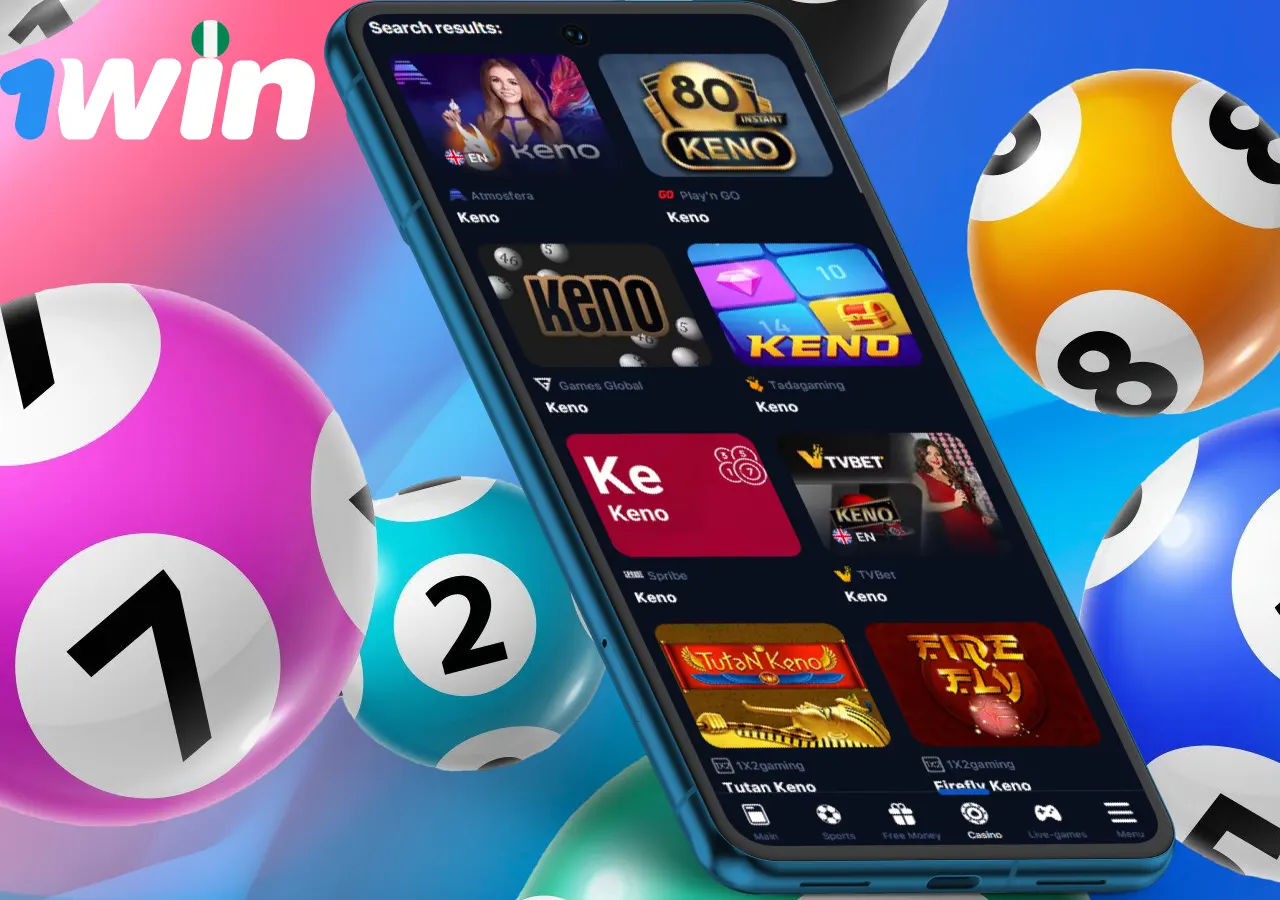 Keno is a lottery style game with live dealers